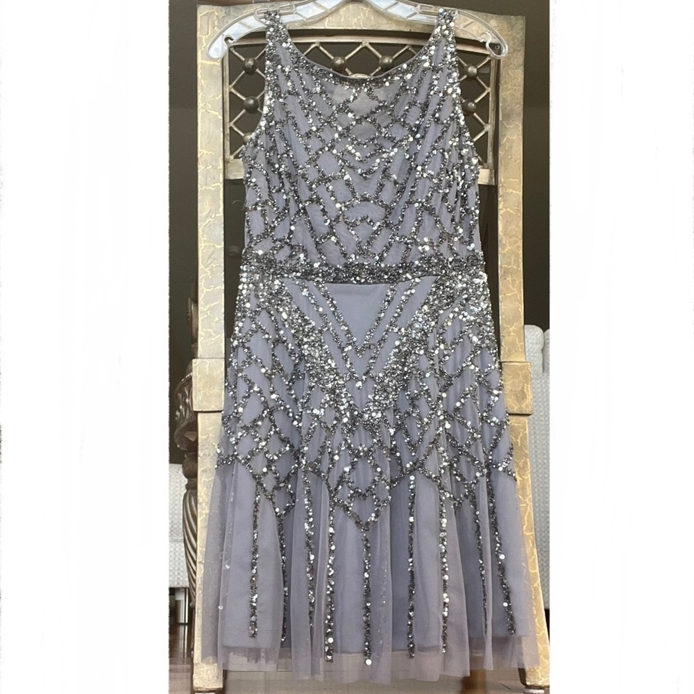 AIDAN MATTOX sequin dress